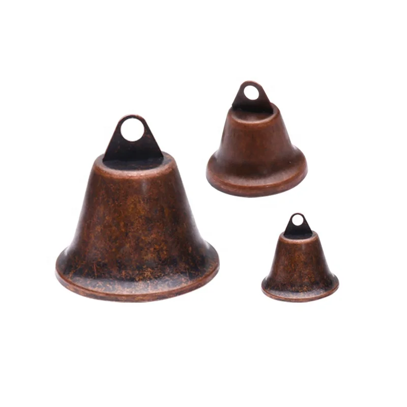 Wholesale Bronze Trumpet Bells Christmas Decoration Iron Opening Metal Horn Bell Shaped by Manufacturers