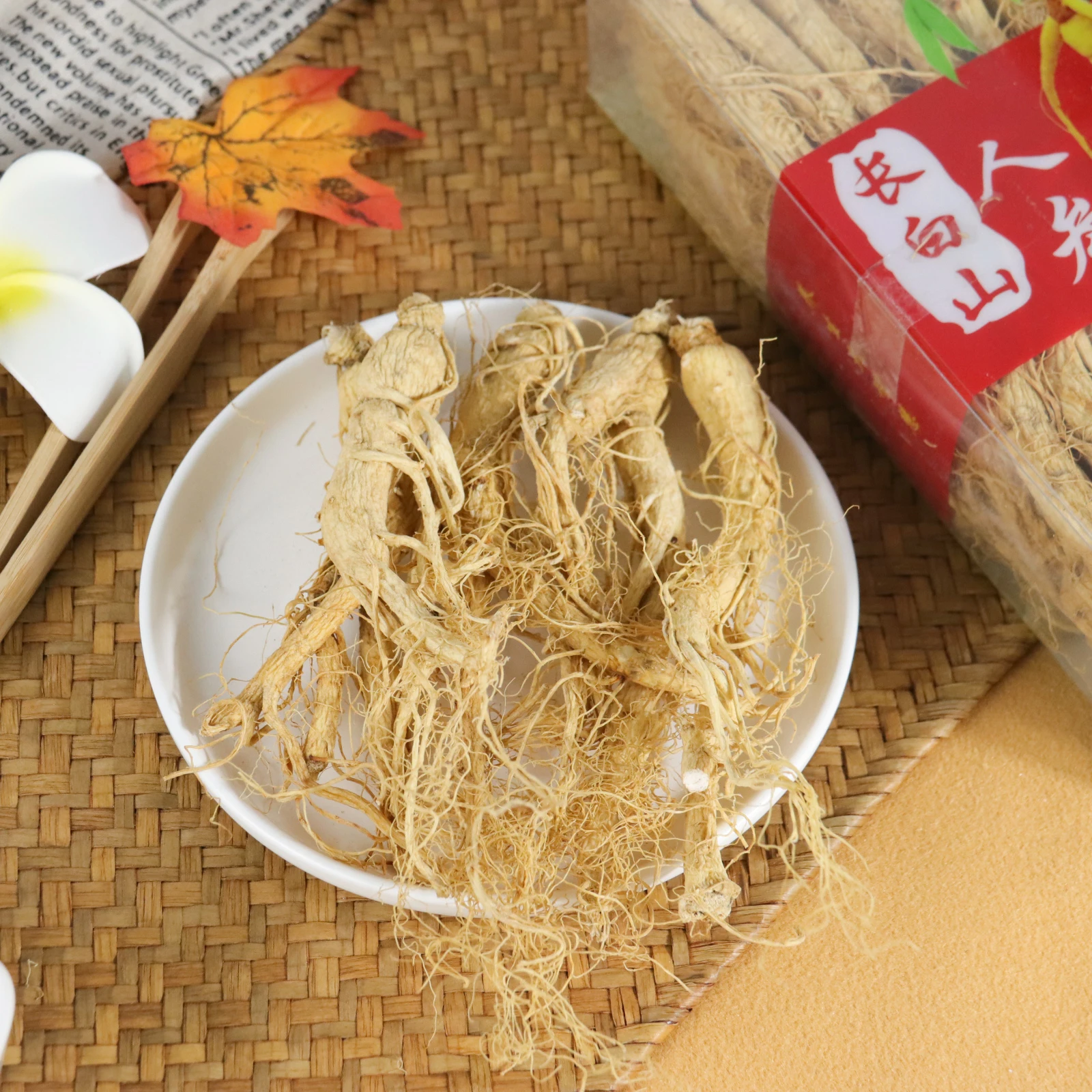 Wholesale Ginseng Pure Natural Fresh American Ginseng panax quinquefolius