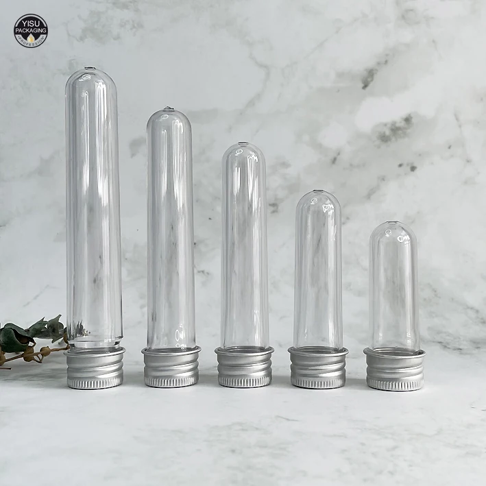 Clear PET Plastic Test Tube For cigar