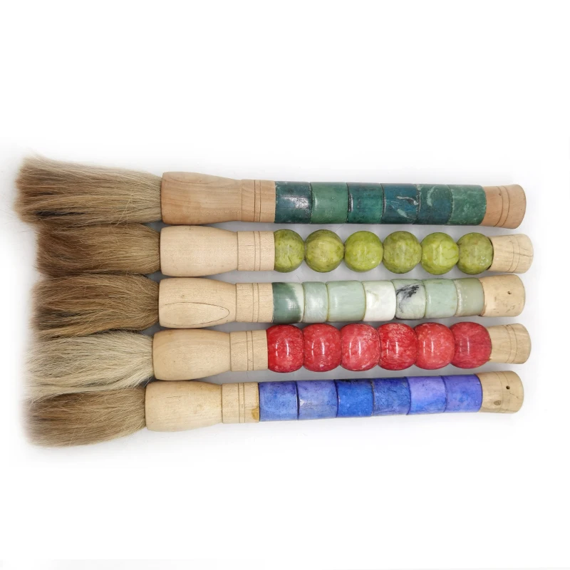 Jade Chinese home handcrafts decoration calligraphy jade writing Chinese  brush