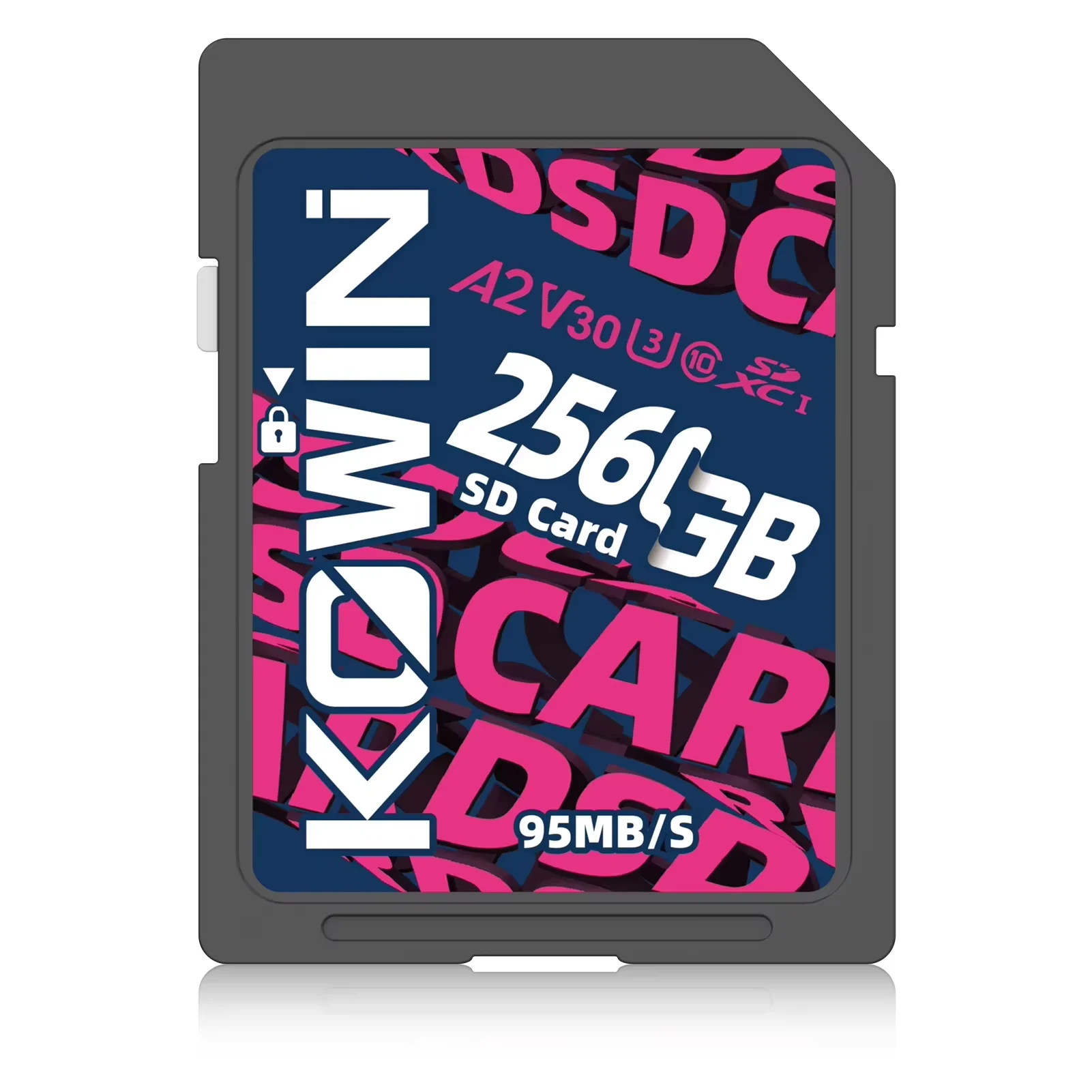 KOWIN Factory Price Sale CS100 256GB Capacity SDXC UHS-1 Class 10 95MB/s Read Speed Memory Card SD Card For Cell Phone