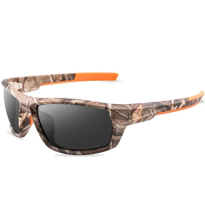 Sunglasses Men Camouflage Sports Polarized Men Square Thick Frame Outdoor High-end Sun Glasses For Men