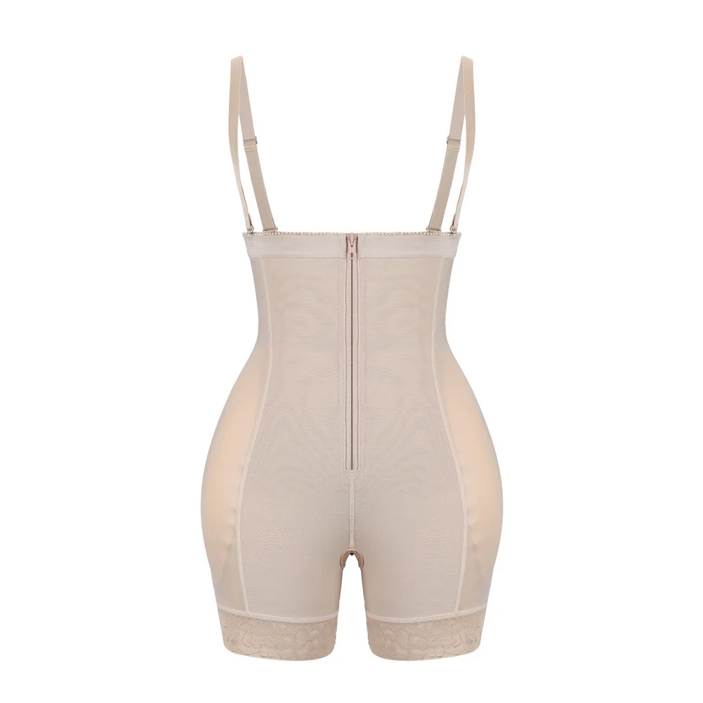 Plus Size Butt Lifter Slimming Corset Shaper Tummy Control Skims Seamless A Faja Hip Padding Padded Shapewear Bodysuit For Women