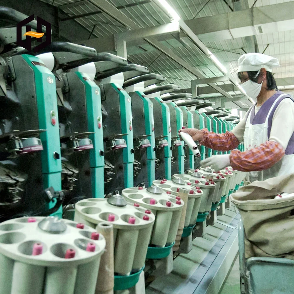 Кольцевая прядильная фабрика 21S 30S 32S 45S кольцо полиэфирная пряжа для трикотажных тканей