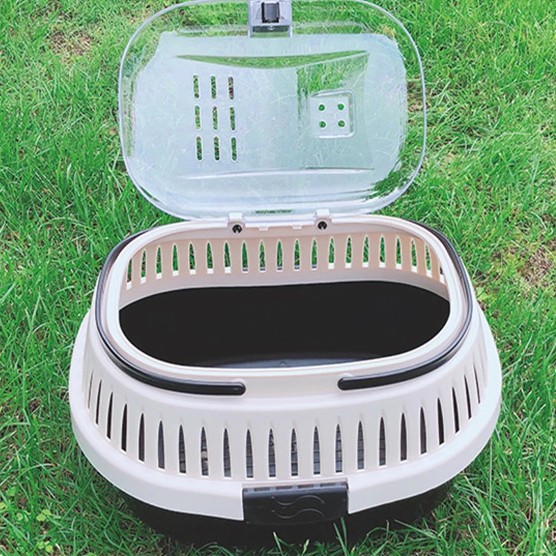 Wholesale Portable plastic pet cages rabbit hamster carrier portable