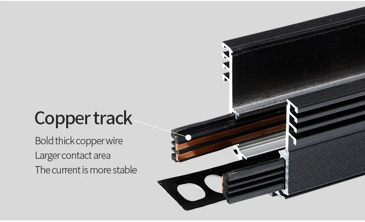 led track spot light Design LED Lamp Magnetic Rail Ceiling linear track light Spot Rail Spotlight led linear track light