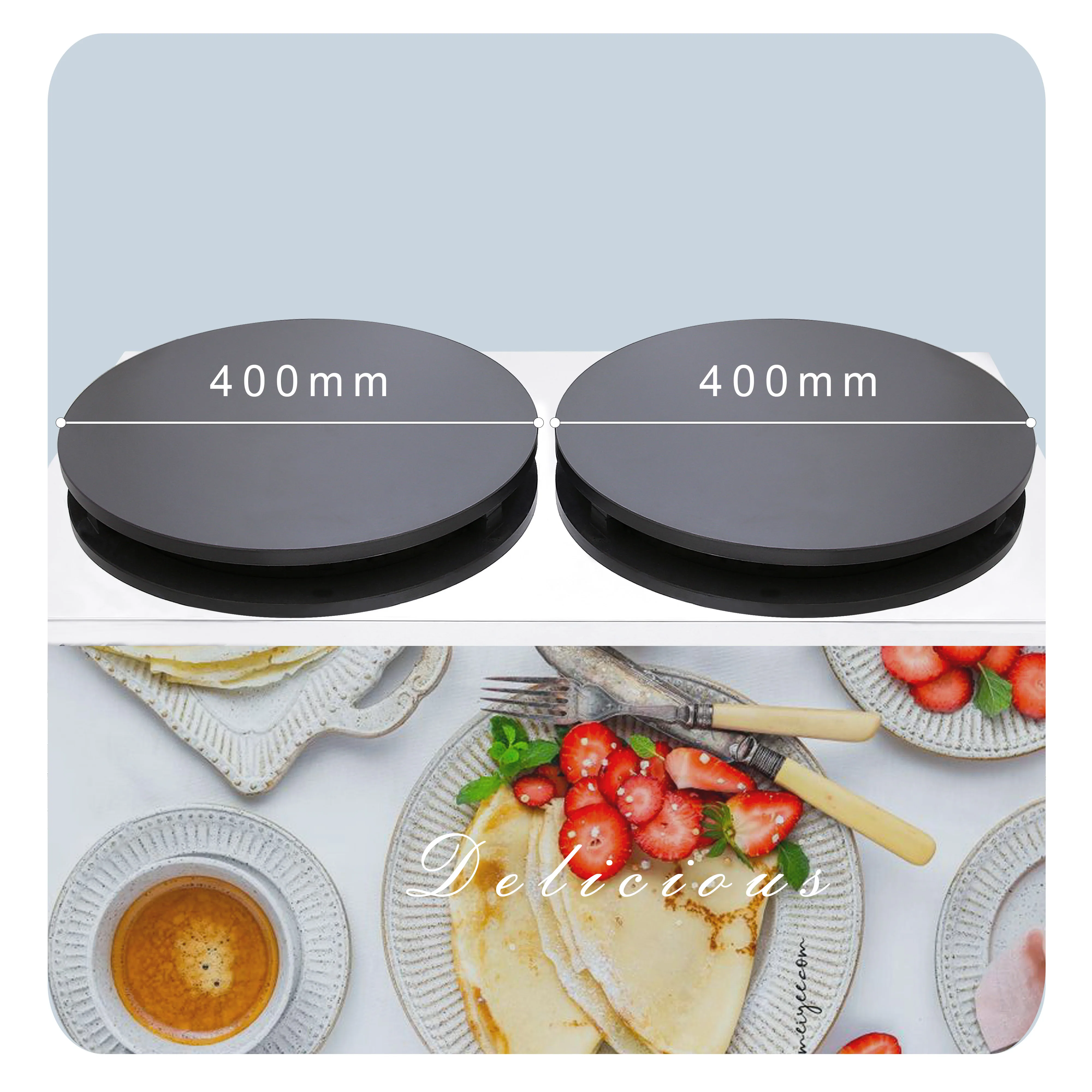 Automatic Commercial Crepe Maker Food Machinery Stainless Steel Electric Pancake Machine Mille Crepe Cake Maker Machine