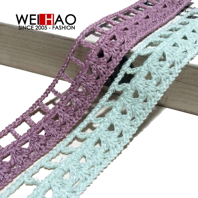 Machined Crochet hand  hook national wind lace hand embroidered middle east wind lace machine hook mixed color