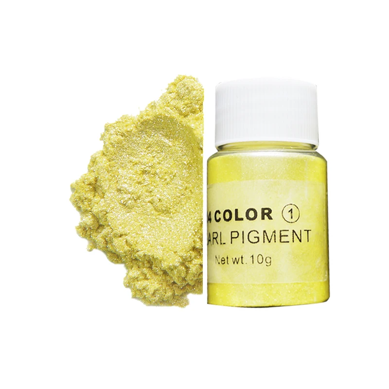 Mica 24 Color Pearl Powder Bottle Epoxy Dye Pigment Supplies for Soap Making Explosive Bath Candle Making Artist Fine Art