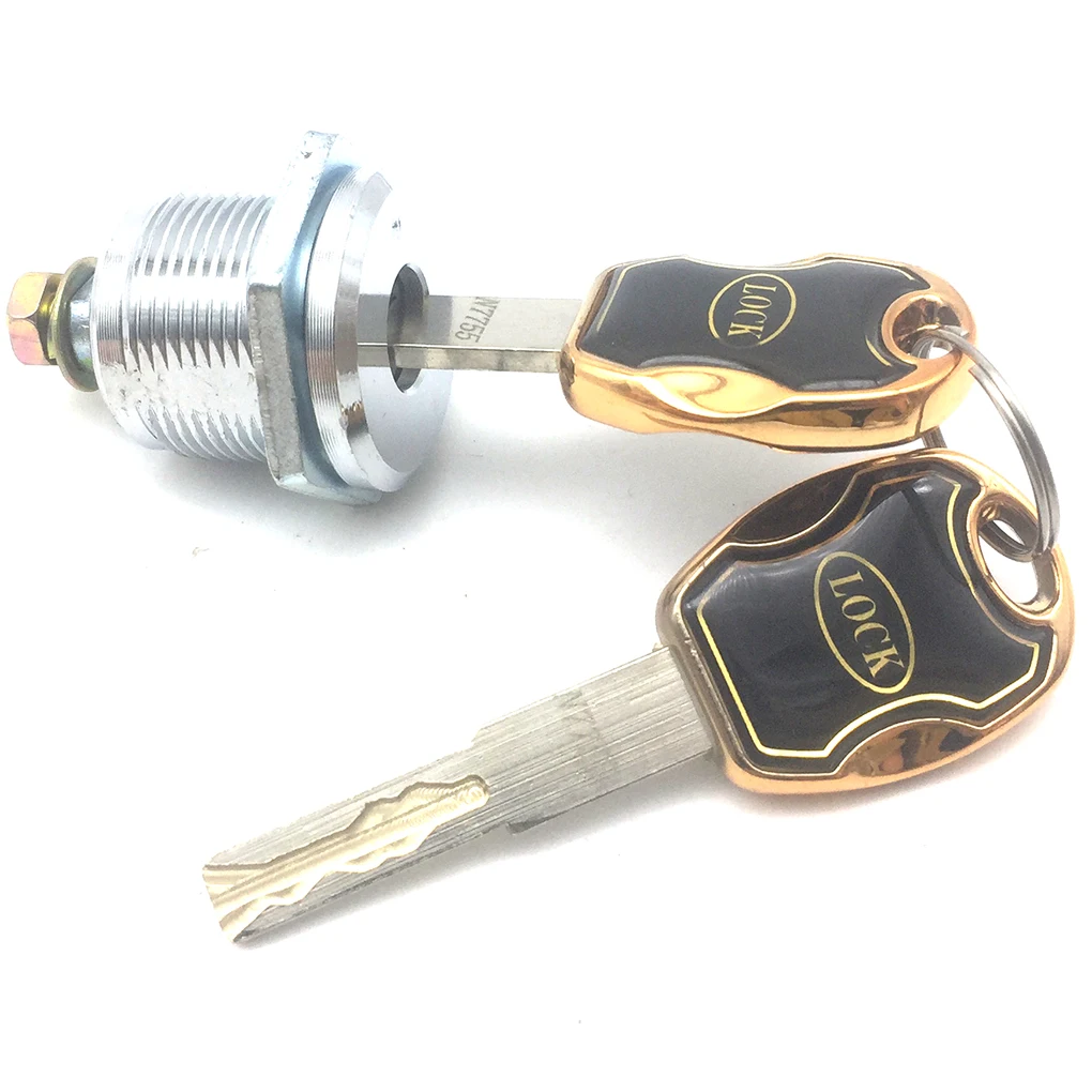 
Key cam lock for slot machine-Tubular Cabinet lock for safe 