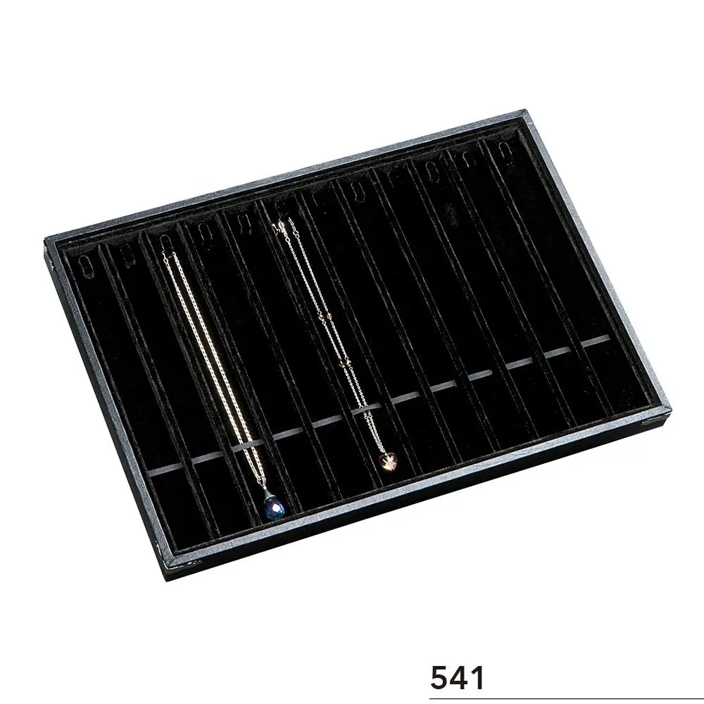 Wholesale Velvet Decorative Jewellery Display Luxury Stackable Tool Trays