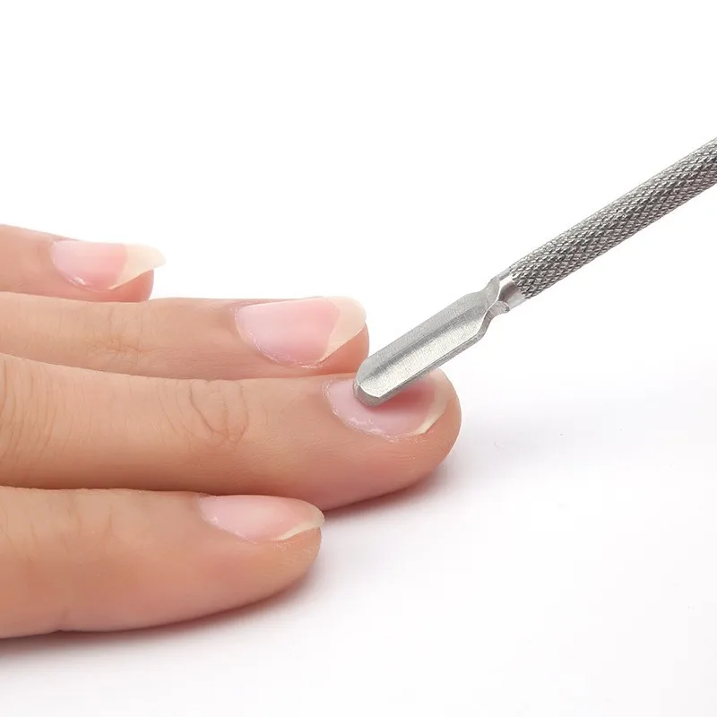 Stainless Steel Double Sided Ingrown Toenail File and Lifter Cuticle Pusher under Nail Cleaner Tools for Dead Skin Removal