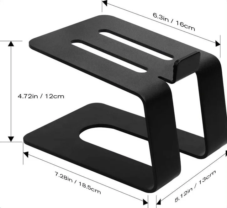 Standalone Stand Cinema Portable Low Center Tilt Desk Speaker Stand