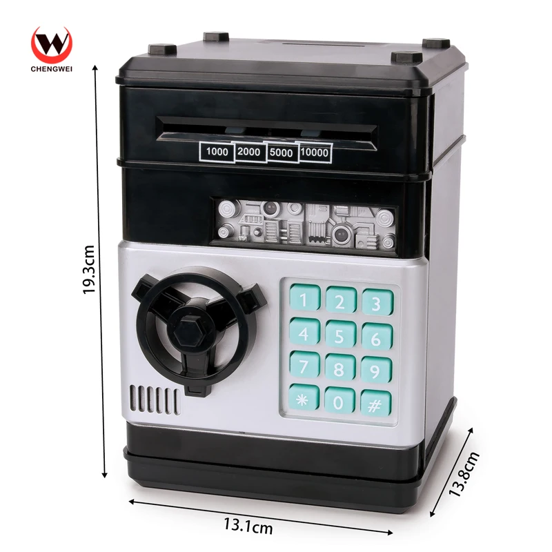 password Piggy Bank  Cash Secure Safe Girls Small Children Ceramic Kids Coin Saving Money Box  Piggy Bank For Kids