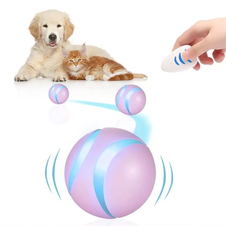 Dog toys pet accessories remote control automatic rolling interactive teasing cat toys interactive ball