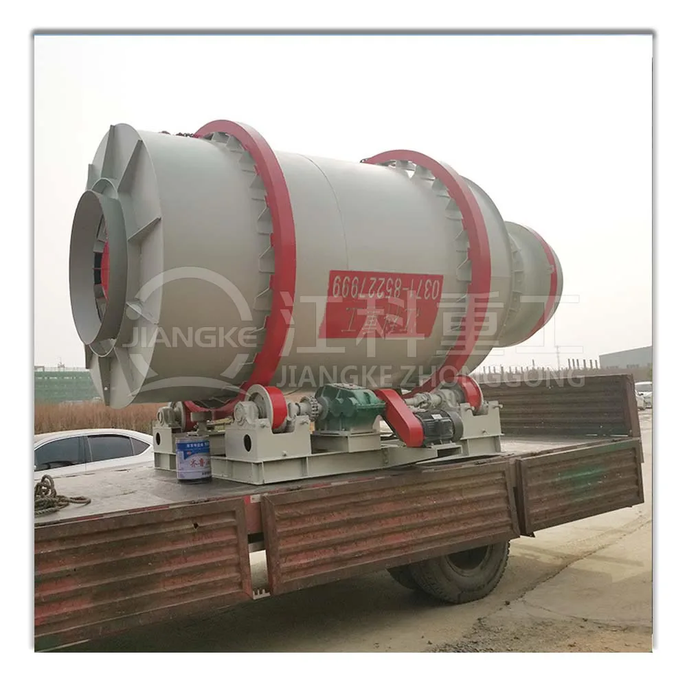 Fly ash biomass rotary dryer, single cylinder aggregate powder dryer, drying equipment, river sand indirect rotary dryer