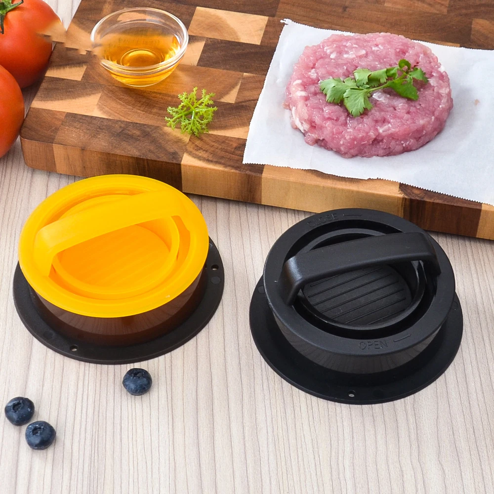 New Product ideas 2023 Round plastic Patty press kitchen accessories Hamburger meat press for hamburgers