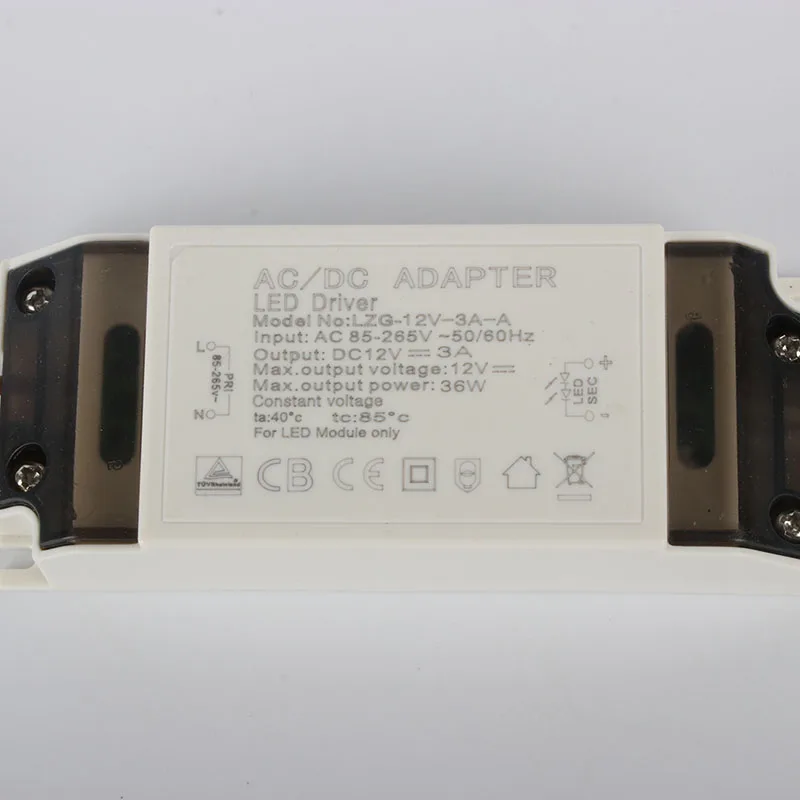 LED Downlight 24V Power Supply 1.5A 1500mA LED driver 36W for lighting