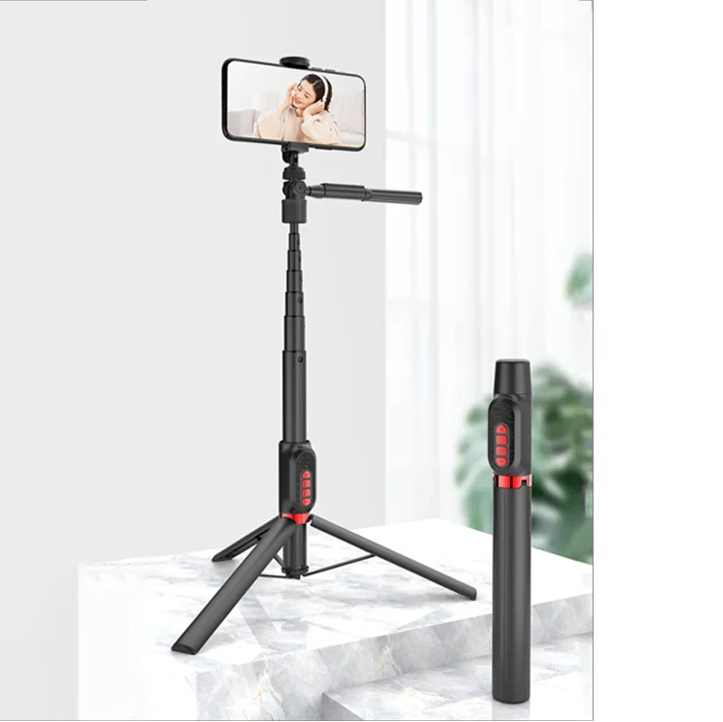 360 Rotating Flexible Tripod Mobile Phone Universal Live Camera Artifact Multifunctional Selfie Stick Aluminum Digital Camera