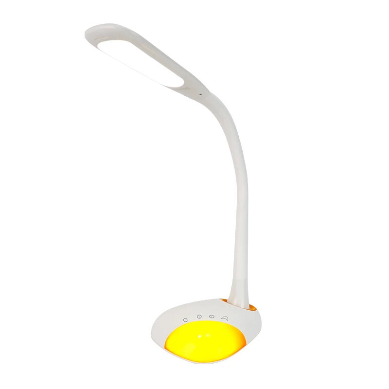 SML 3 Dimmer Touch Adjustable Gooseneck Led Table Desk Lamp Night Light Rechargeable LED Table Lamp