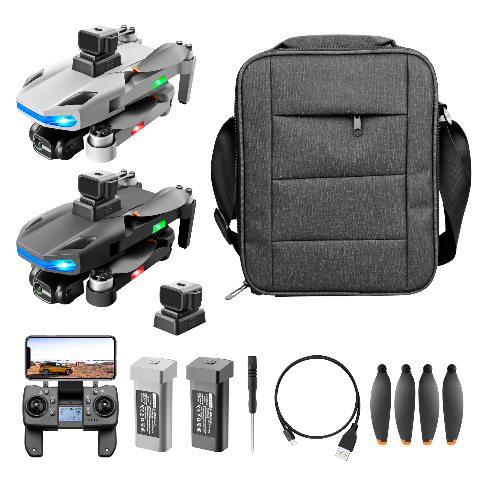 Flyxinsim S135 MAX Drone with hd camera 8k 3-Axis Profesional Droness Gimbal Brushless Foldable Quadcopter Drone