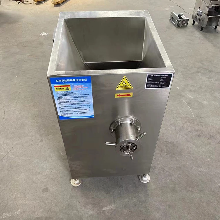 industrial commercial stainless steel  electric bone and butchery meat paste grinder mincer machine