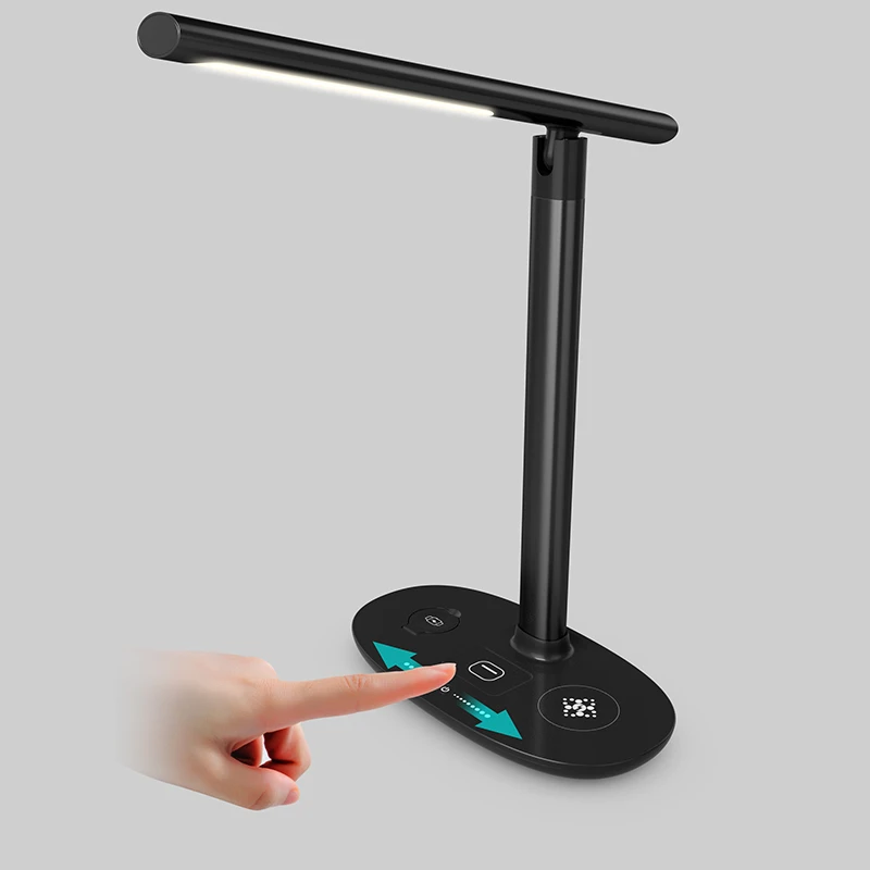 Fast Wireless Charger Desk Lamp For Mobile Phone Watch Led Desk Lamp With Wireless Charger