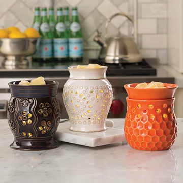 Customized Ceramic Candle Warmer Wax Melt Electrical Tart Warmer With Removable Dish Incense Burner Oil Fragrance Scented Candle