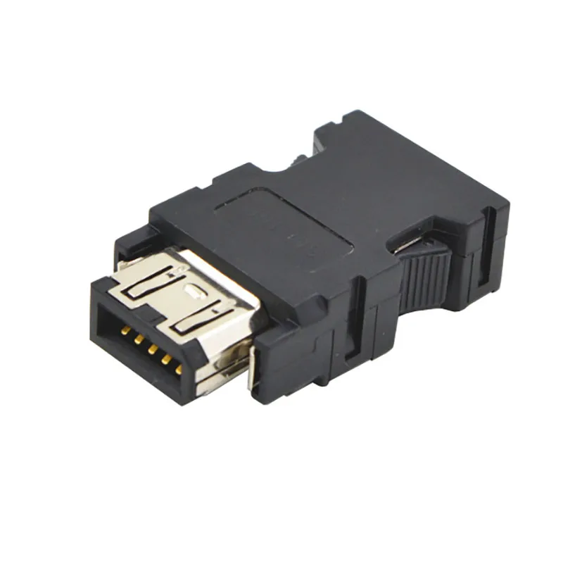 Servo amplifier J4J3JE10P connector J4 JE-40 servo drive side CN2 encoder 10core connector SM10p plug for Mitsubishi