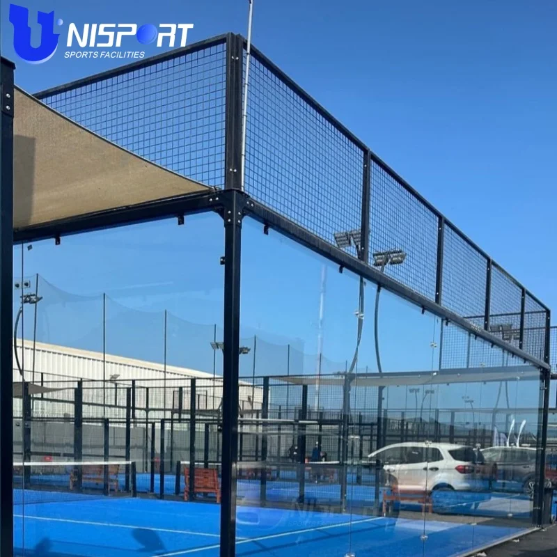 Indoor And Outdoor Padel Tennis Court Padel Court With Removable Super Panoramic Padel Court