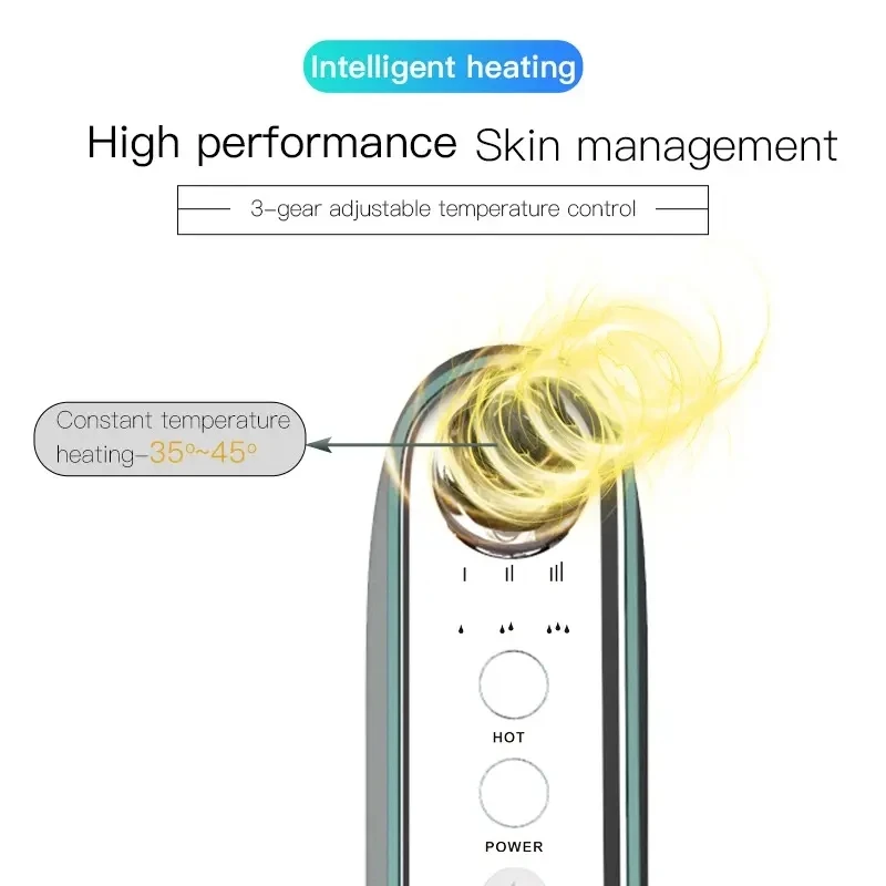Trending Products Rechargeable Vacuum Blackhead Suction Remover Small Bubble Pore Cleaner Facial Beauty Instrument