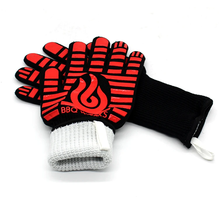 
Fashion and Good Quality Anti Cut Silicone Protective Barbecue Cooking Gloves  (62237493799)