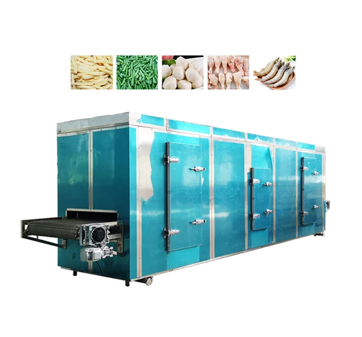 TCA low investment freezer quick freezing iqf machine