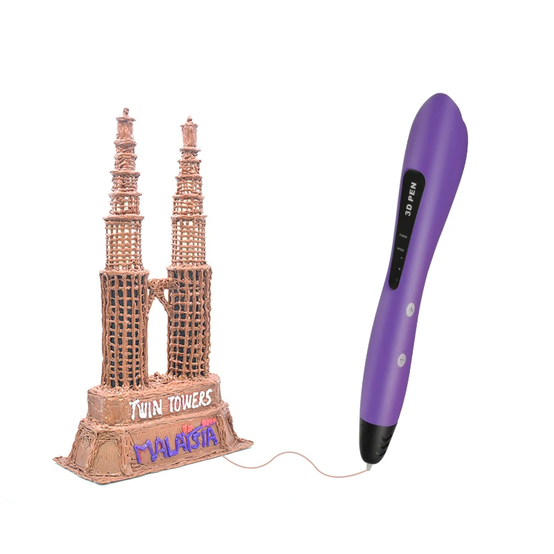 Ручки для 3D-печати с 3-мя цветными нитями