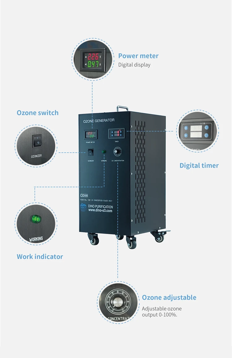 Factory Price  20G Ozone Generator For Water Treatment generador de ozono de agua