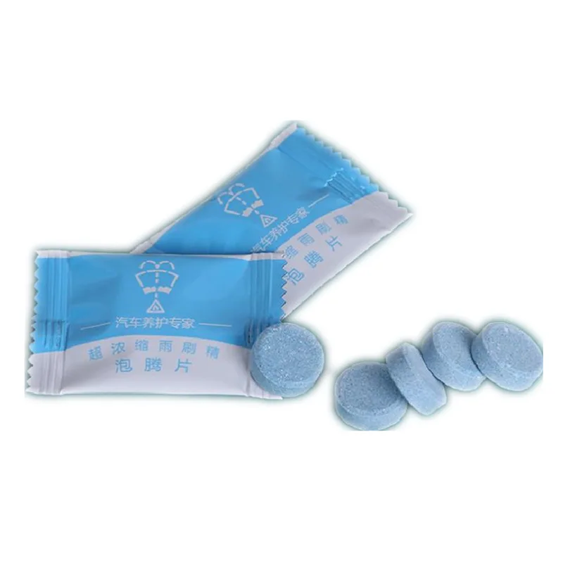 Car cleaning liquid Portable concentrated effervescent tablet Windshield washer Liquid effervescent tablet