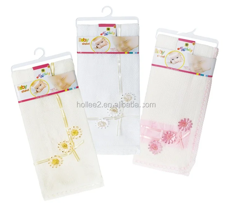 Popular Cheap Baby Shawls Various Designs and Colors