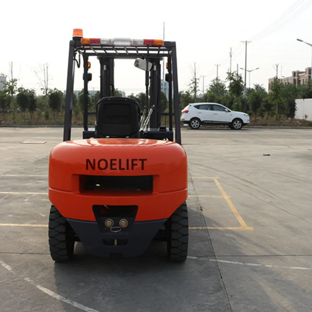 Emergency reverse switch 5 ton diesel forklift truck with optional paper roll clamp
