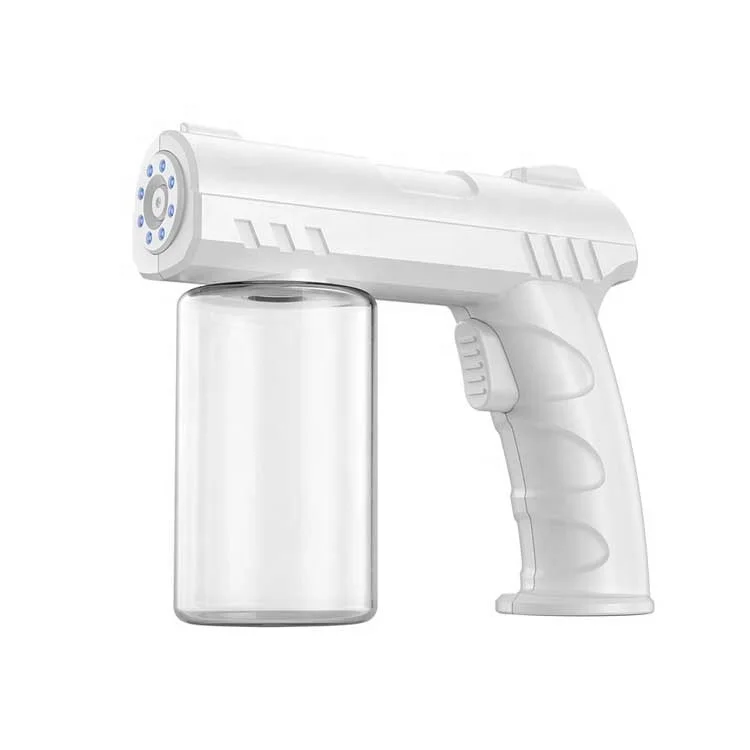 Hight Quality Blue Light Automatic Sprayer Gun Beauty Barber Nano Spray Atomizer Home Cordless Gun