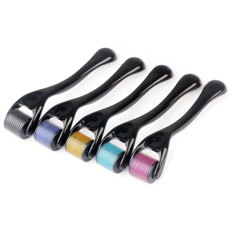 Китайский 540 титановый 0,5 мм Бесшумная игла для кожи, Нефритовый ролик, микротоковое устройство для ухода за кожей лица, массажер для лица