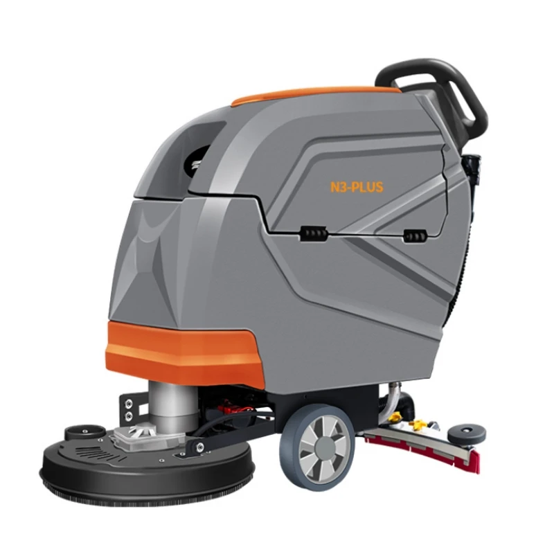 Electric Battery Washing Equipment Auto Compact Small Cleaning Machine Floor Scrubber