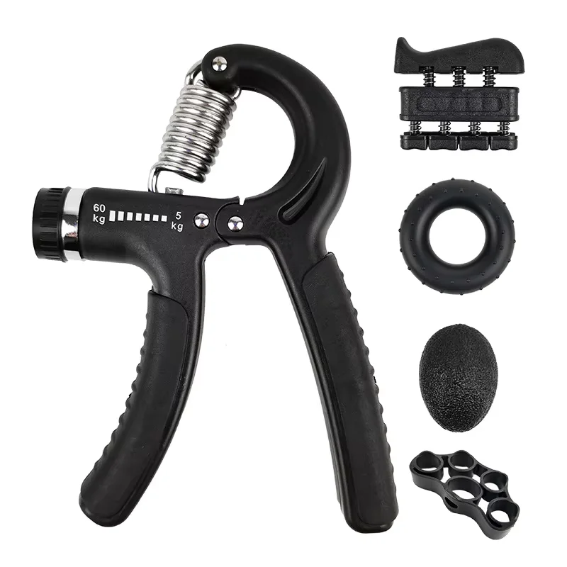 Wholesale Fitness Exercise Oem Bodybuilding Training Handgrip 60kg Adjustable Hand Grip Strengthener