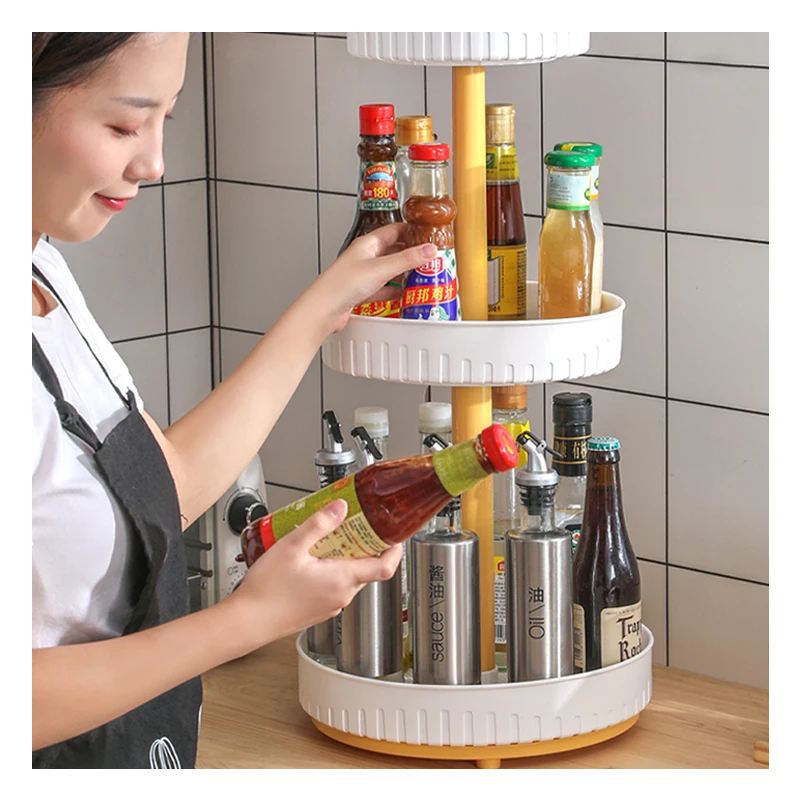  XingYou rotary spice rack multi color modern display
