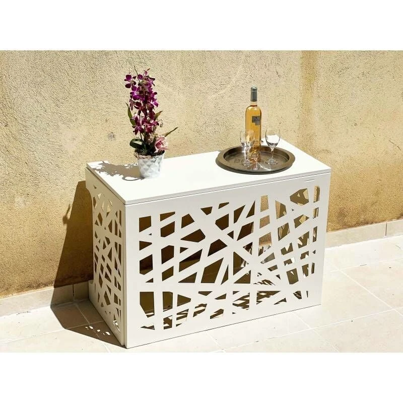 Metal Air Conditioner Cover Aluminum Outdoor Heat Pump Machine Cover