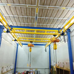 Good Quality Pendent Control 1 Ton 2 Ton 3 Ton Suspension Light Freestanding Bridge Crane Overhead Rail System