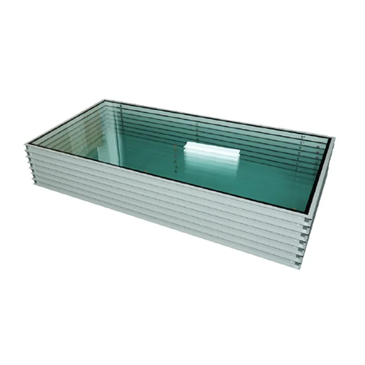 GMP Standard Aluminum Profile Tempered Glass Cleanroom Window