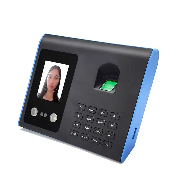Face Recognition Finger Print Time Attendance Machine