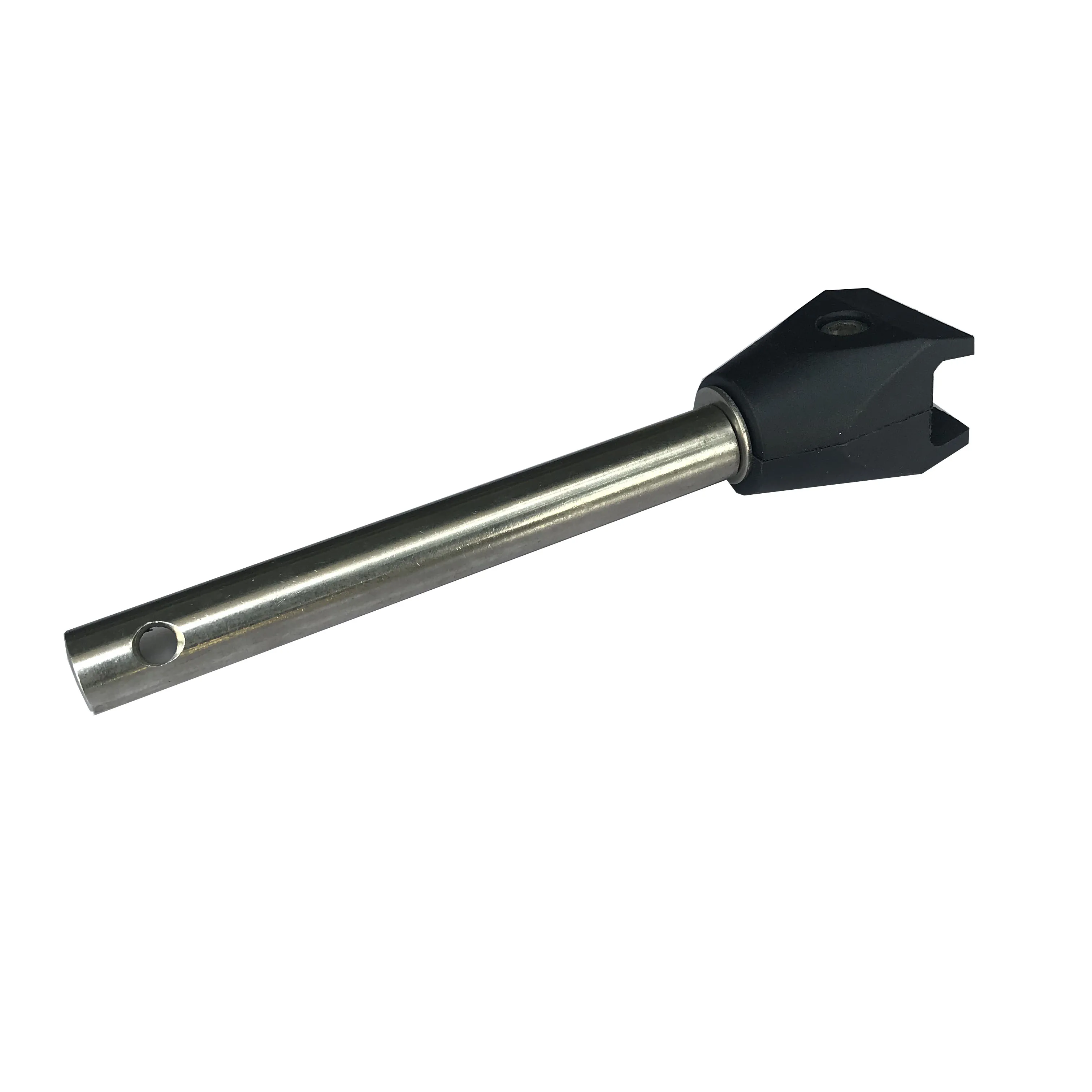 Cheap and fine plastic conveyor clamp black single guide rail clamp for square rods or round rods