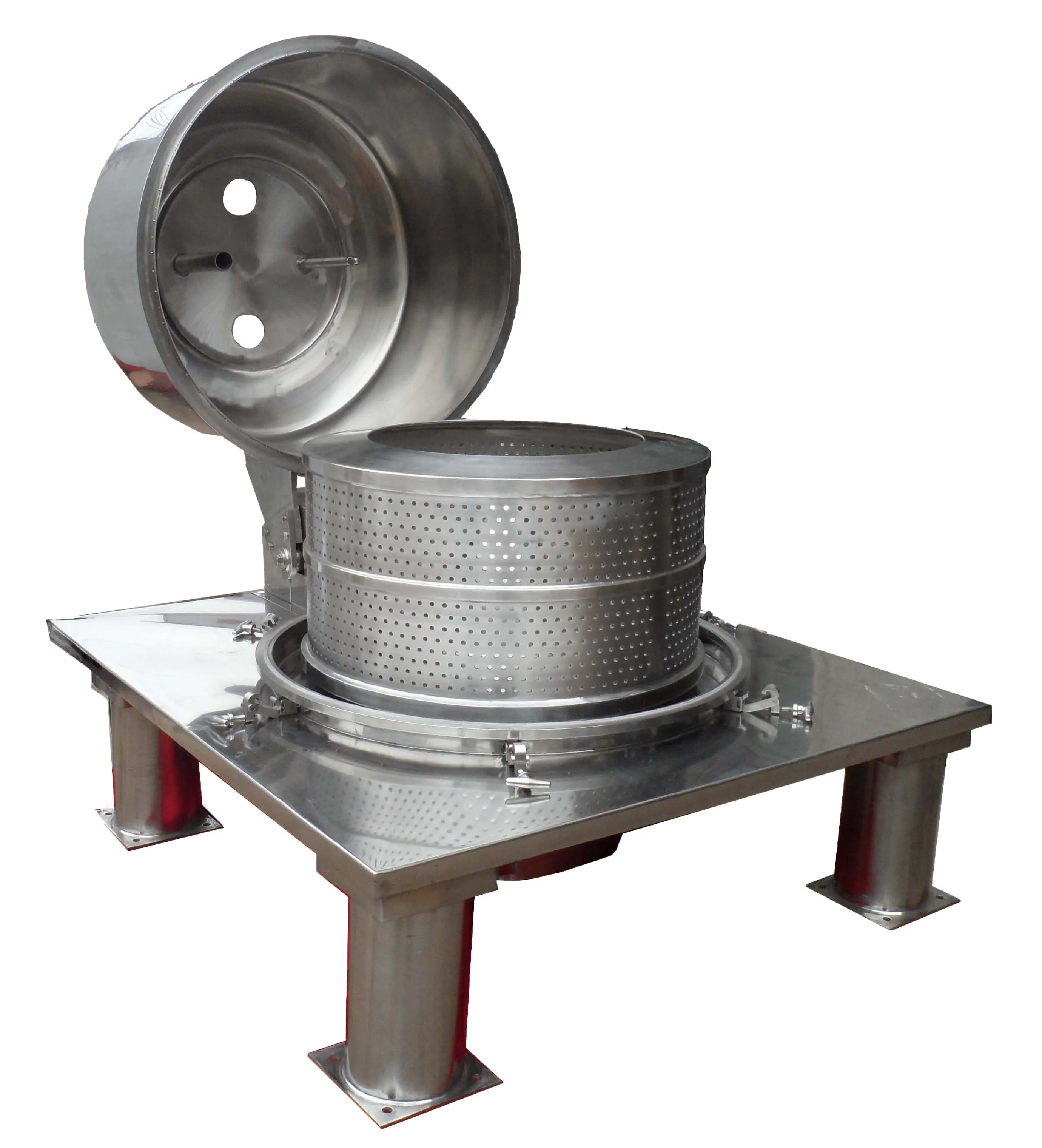 semi automatic Flood Ethanol vegetable Oil Extract full flip Centrifuge Machine Extractor for Honey (1600186059958)