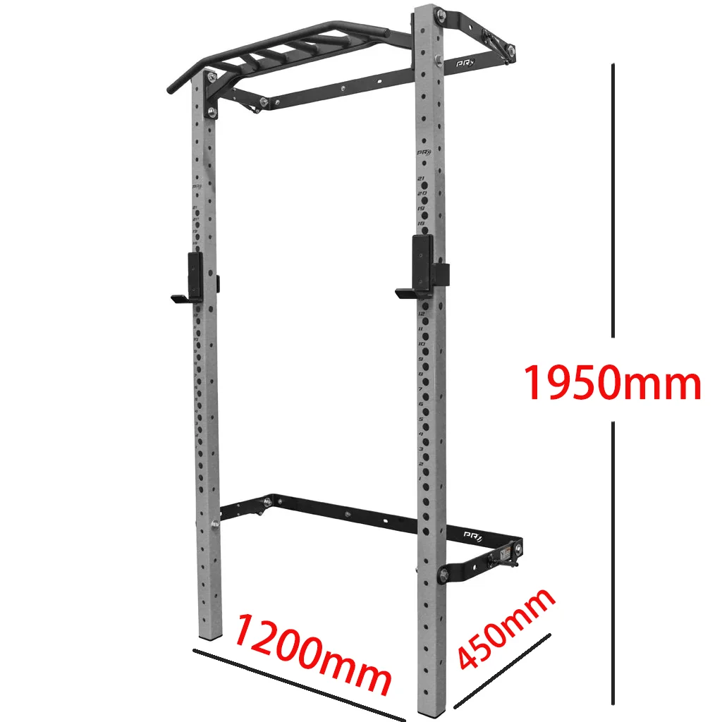 Home Gym Exercise Multi-Function Fitness Equipment Load 800 kg Wall-Mounted Folding Power Squat Rack